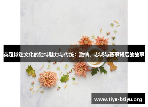 英超球迷文化的独特魅力与传统：激情、忠诚与赛事背后的故事
