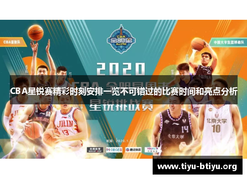 CBA星锐赛精彩时刻安排一览不可错过的比赛时间和亮点分析