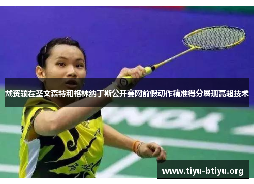 戴资颖在圣文森特和格林纳丁斯公开赛网前假动作精准得分展现高超技术